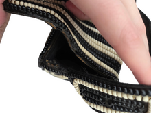 Load image into Gallery viewer, 1940s Black and White Telephone Cord Box Bag