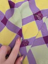 Load image into Gallery viewer, 1940s Purple, Yellow and Green Plaid Summer Suit