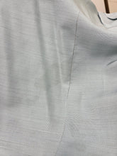 Load image into Gallery viewer, 1940s Pale Blue Silk Suit With Peplum Collar and Raglan Sleeve