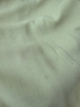 Load image into Gallery viewer, 1940s Chartreuse Green Crepe Dress With Blue Galalith Buckle and Rainbow Sash