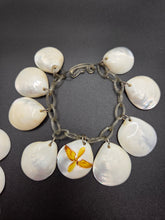 Load image into Gallery viewer, 1940s Rare World War Two Shell USAAF Hand Painted Necklace and Bracelet Set
