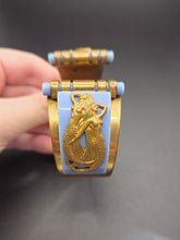 Load image into Gallery viewer, 1930s Art Deco Incredibly Rare Jean Painleve Blue Mermaid Cuff Bangle