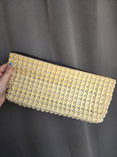 Load image into Gallery viewer, 1940s Rare Pale Yellow and Cream Plasticflex Clutch Bag