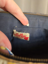 Load image into Gallery viewer, 1940s Rare Pale Yellow and Cream Plasticflex Clutch Bag