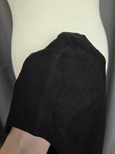 Load image into Gallery viewer, 1940s Black Crepe Sequin Cocktail Dress