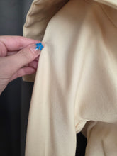 Load image into Gallery viewer, 1940s Cream Sailor Coat With Nautical Collar Back and Buttons