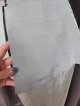 Load image into Gallery viewer, 1940s Pale Blue Silk Suit With Peplum Collar and Raglan Sleeve