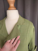 Load image into Gallery viewer, 1940s Dark Chartreuse Summer Suit
