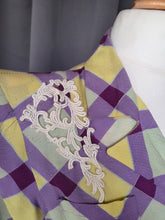 Load image into Gallery viewer, 1940s Purple, Yellow and Green Plaid Summer Suit