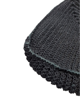 Load image into Gallery viewer, 1940s Huge Chunky Black Crochet Clutch Bag