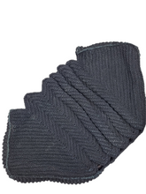 Load image into Gallery viewer, 1940s Huge Chunky Black Crochet Clutch Bag