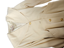 Load image into Gallery viewer, 1940s Cream Sailor Coat With Nautical Collar Back and Buttons