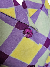 Load image into Gallery viewer, 1940s Purple, Yellow and Green Plaid Summer Suit