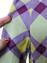 Load image into Gallery viewer, 1940s Purple, Yellow and Green Plaid Summer Suit