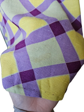 Load image into Gallery viewer, 1940s Purple, Yellow and Green Plaid Summer Suit