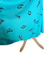 Load image into Gallery viewer, 1940s Turquoise Blue Elephant Print Sun Dress and Bolero Set