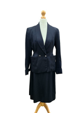 Load image into Gallery viewer, 1940s Black Double Breasted Suit