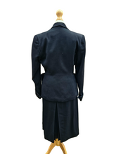 Load image into Gallery viewer, 1940s Black Double Breasted Suit