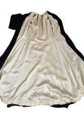 Load image into Gallery viewer, 1930s Black Soft Velvet Fit and Flare Coat