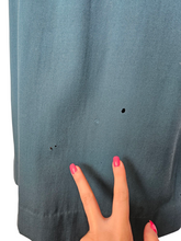 Load image into Gallery viewer, 1940s Dark Teal Gabardine Pointed Collar Suit