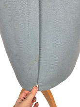 Load image into Gallery viewer, Late 1940s/Early 1950s Powder Blue Peplum Balloon Sleeve Suit