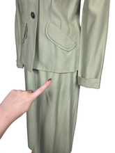 Load image into Gallery viewer, 1940s Apple Green Round Collar Suit