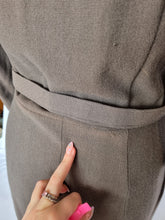 Load image into Gallery viewer, 1940s Grey Dress With Beading and Sequins
