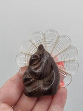 Load image into Gallery viewer, 1940s Carved Wood and Lucite Elzac Horse Brooch
