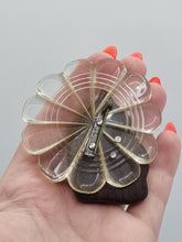 Load image into Gallery viewer, 1940s Carved Wood and Lucite Elzac Horse Brooch
