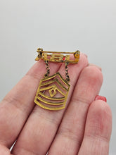 Load image into Gallery viewer, 1940s World War Two US Rank Sweetheart Brooch
