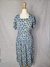 Load image into Gallery viewer, 1940s Bright Colourful Spot Abstract Dress
