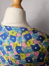 Load image into Gallery viewer, 1940s Bright Colourful Spot Abstract Dress
