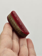 Load image into Gallery viewer, 1940s Red Bakelite and Wood Chunky Dress Clip
