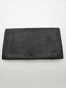 1940s Black Leather Tourist Purse/Bag