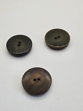 Load image into Gallery viewer, 1940s Black/Brown Threaded Buttons
