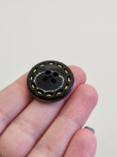 Load image into Gallery viewer, Vintage Black and Gold Buttons
