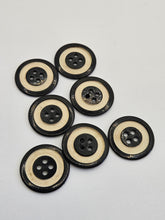 Load image into Gallery viewer, 1940s Black and White Buttons
