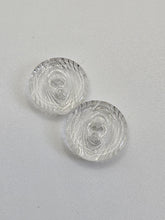 Load image into Gallery viewer, 1940s Clear Swirly Buttons

