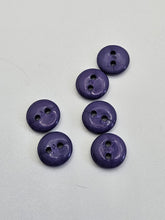 Load image into Gallery viewer, 1940s Patterned Purple Buttons
