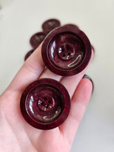 Load image into Gallery viewer, 1940s Chunky Burgundy Buttons
