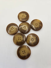 Load image into Gallery viewer, 1940s Taupe Brown Marbled Buttons
