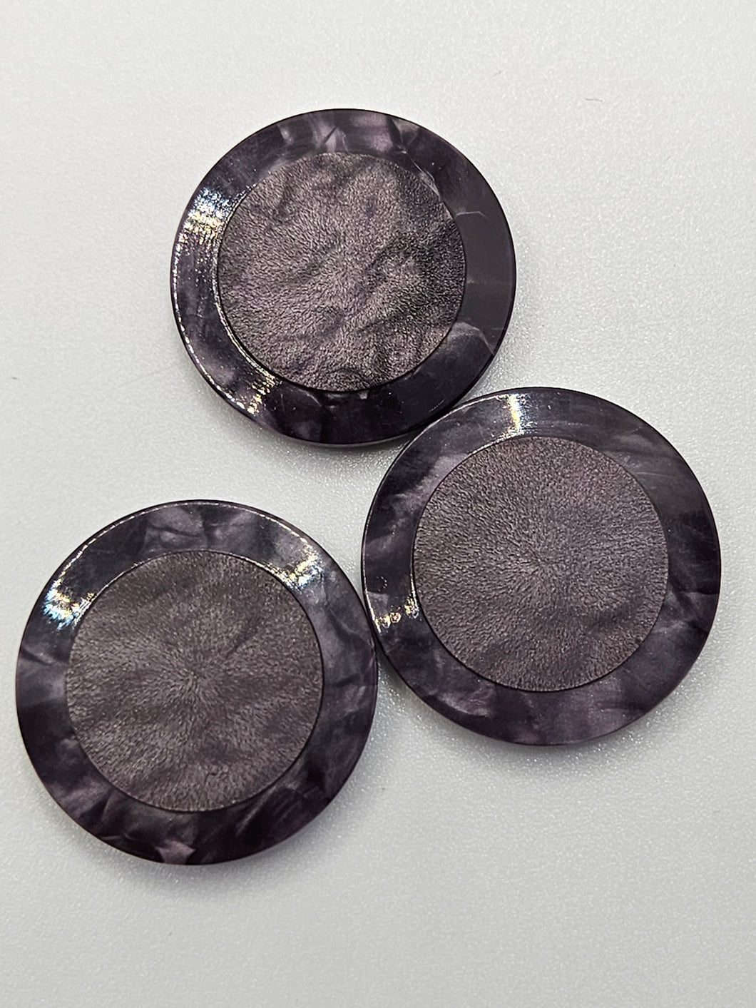 1940s Purple/Grey Marbled Buttons