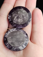 Load image into Gallery viewer, 1940s Purple/Grey Marbled Buttons
