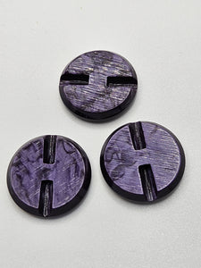 1940s Purple/Grey Marbled Buttons