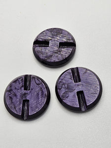 1940s Purple/Grey Marbled Buttons