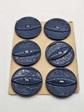 Load image into Gallery viewer, 1940s Deadstock Carded Blue Buttons
