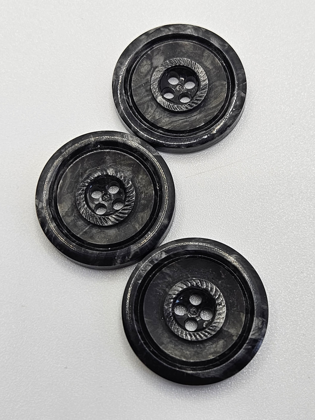 1940s Grey Marbled Buttons