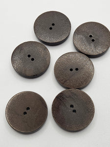 1940s Chocolate Brown Buttons