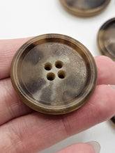 Load image into Gallery viewer, 1940s Marbled Brown Buttons
