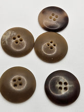 Load image into Gallery viewer, 1940s Marbled Brown Buttons

